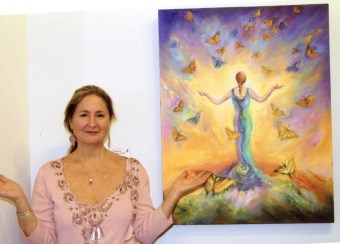 melissa and painting 2